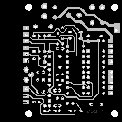 Контроллер ШД на базе платы SD2v4 для устройства световых
